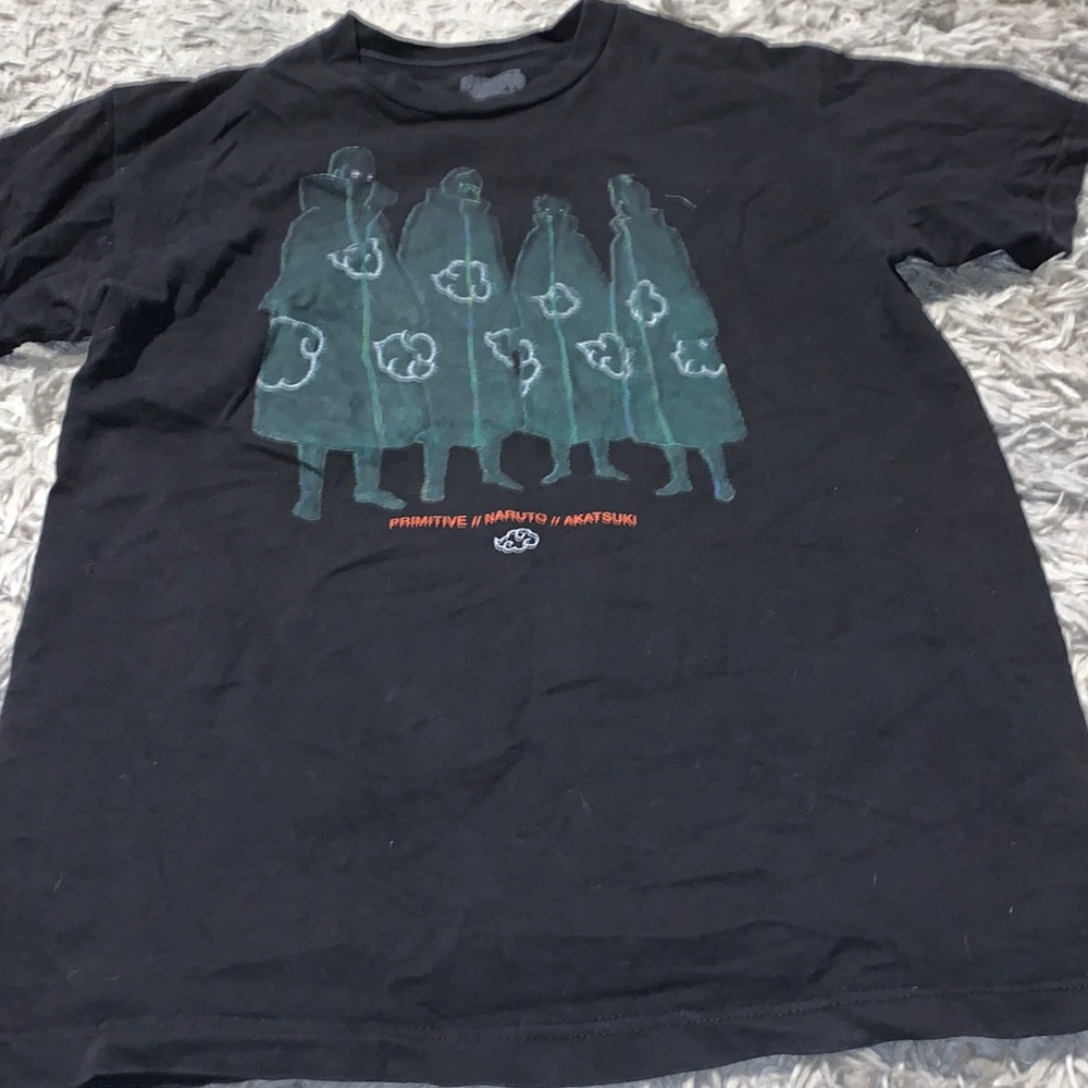 Primitive X Naruto Shippuden Akatsuki Lantern Men's Black T-Shirt Size Medium